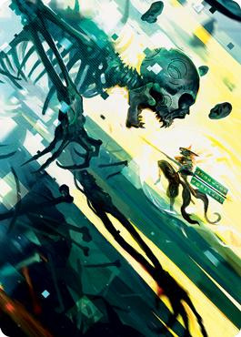 {Repel the Vile Art Art Card}\nArt Series\nSingle\nMagic The Gathering