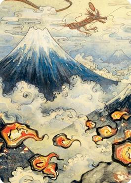 Mountain Art Card} (#78) (Stamped) | Art Series: Kamigawa: Neon