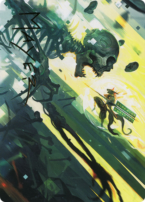 {Repel the Vile Art Art Card} (Signed)\nArt Series\nSingle\nMagic The Gathering