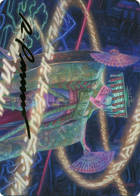 {Satsuki, the Living Lore Art Art Card} (Signed)\nArt Series\nSingle\nMagic The Gathering