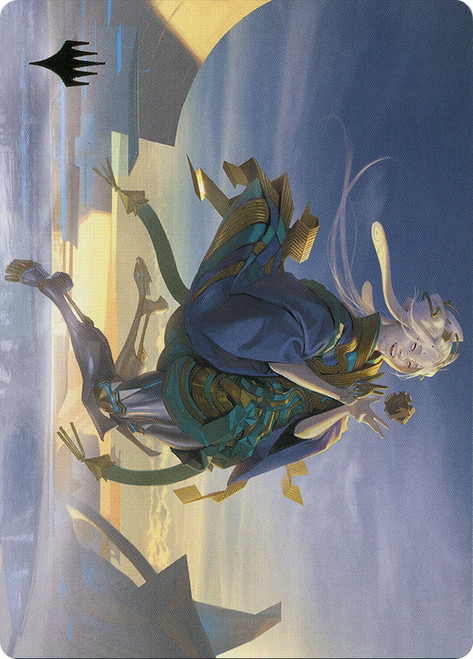 {Moonfolk Puzzlemaker Art Card} (Stamped)\nArt Series\nSingle\nMagic The Gathering