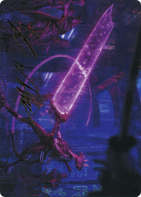 {Enormous Energy Blade Art Card} (Signed)\nArt Series\nSingle\nMagic The Gathering