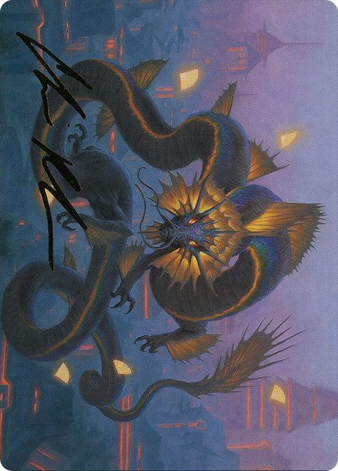 {Ao, the Dawn Sky Art Card} (#25) (Signed)\nArt Series\nSingle\nMagic The Gathering