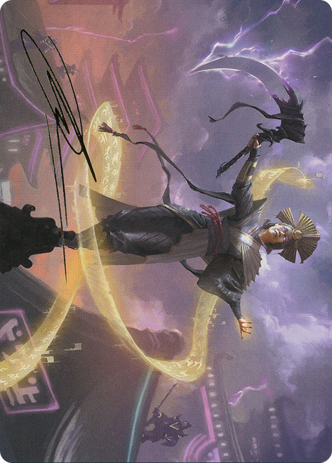 {Naomi, Pillar of Order Art Card} (Signed)\nArt Series\nSingle\nMagic The Gathering