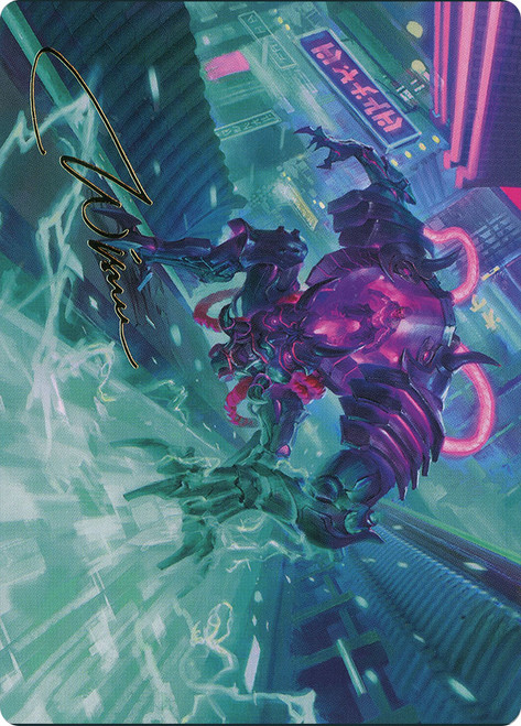 {Surgehacker Mech Art Card} (Signed)\nArt Series\nSingle\nMagic The Gathering