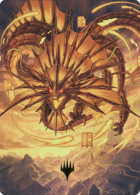 {Ao, the Dawn Sky Art Card} (#46) (Stamped)\nArt Series\nSingle\nMagic The Gathering