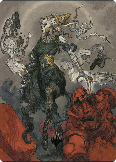 {Tamiyo, Compleated Sage Art Card} (Stamped)\nArt Series\nSingle\nMagic The Gathering