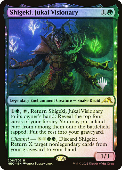 Shigeki, Jukai Visionary (Showcase) | Kamigawa: Neon Dynasty