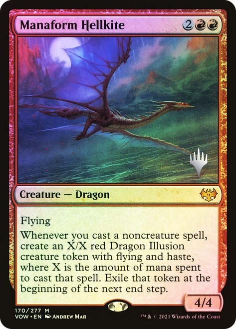 Manaform Hellkite (Promo Pack) (Innistrad: Crimson Vow)\nPromo: Planeswalker Stamped\nSingle\nMagic The Gathering