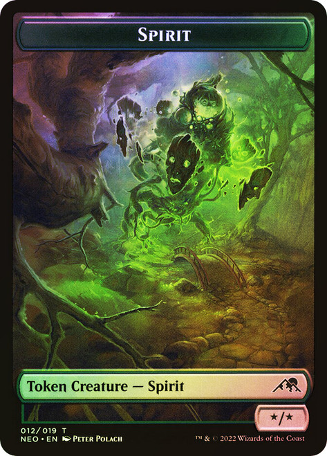 {Spirit Token} (*/*) // {Spirit Token} (1/1) | Kamigawa: Neon Dynasty 