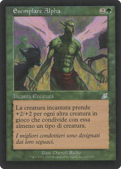 Alpha Status\nScourge - Italian\nSingle\nMagic The Gathering
