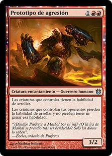 Archetype of Aggression\nBorn of the Gods - Spanish\nSingle\nMagic The Gathering