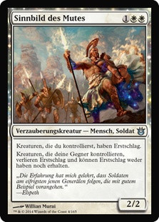 Archetype of Courage\nBorn of the Gods - German\nSingle\nMagic The Gathering