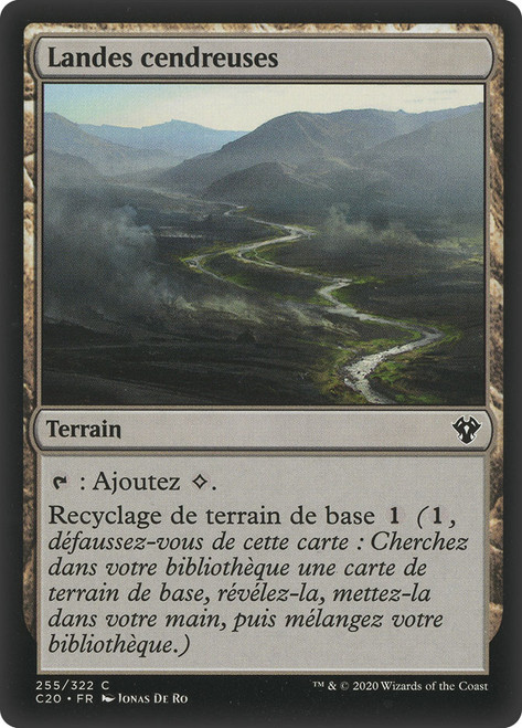Ash Barrens\nCommander: 2020 Edition - French\nSingle\nMagic The Gathering