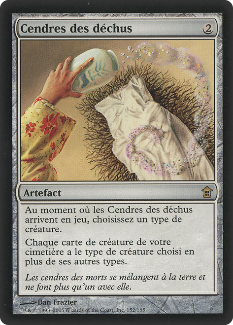 Ashes of the Fallen\nSaviors of Kamigawa - French\nSingle\nMagic The Gathering