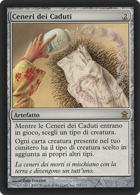 Ashes of the Fallen\nSaviors of Kamigawa - Italian\nSingle\nMagic The Gathering