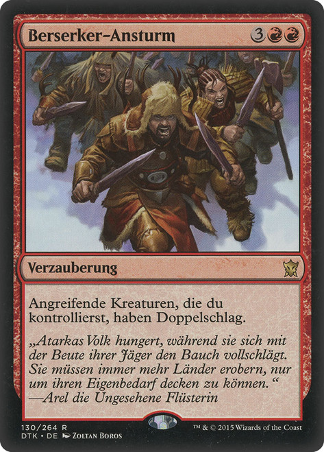 Berserkers' Onslaught\nDragons of Tarkir - German\nSingle\nMagic The Gathering