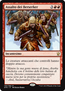 Berserkers' Onslaught\nDragons of Tarkir - Italian\nSingle\nMagic The Gathering