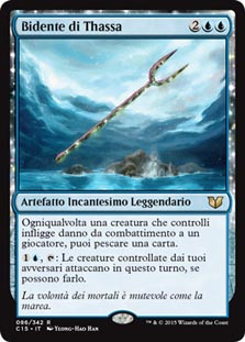 Bident of Thassa\nCommander: 2015 Edition - Italian\nSingle\nMagic The Gathering