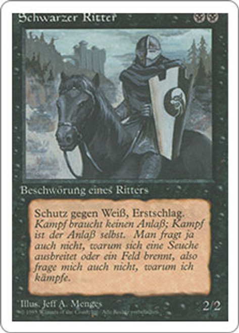 MTG 英語版　Black Knight/黒騎士　２枚 MTG 英語版Black Knight/黒騎士2枚