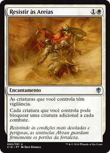Brave the Sands\nCommander: 2016 Edition - Portuguese\nSingle\nMagic The Gathering
