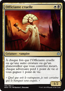 Cruel Celebrant\nWar of the Spark - French\nSingle\nMagic The Gathering