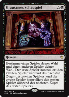 Cruel Entertainment\nCommander: 2016 Edition - German\nSingle\nMagic The Gathering