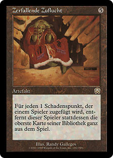 Crumbling Sanctuary\nMercadian Masques - German\nSingle\nMagic The Gathering
