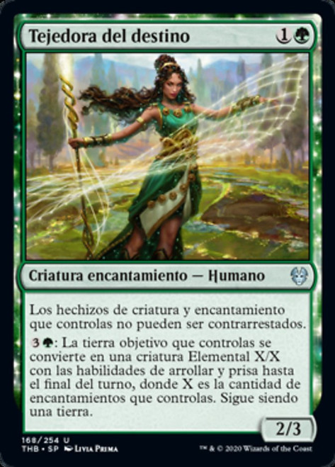 Destiny Spinner\nTheros Beyond Death - Spanish\nSingle\nMagic The Gathering