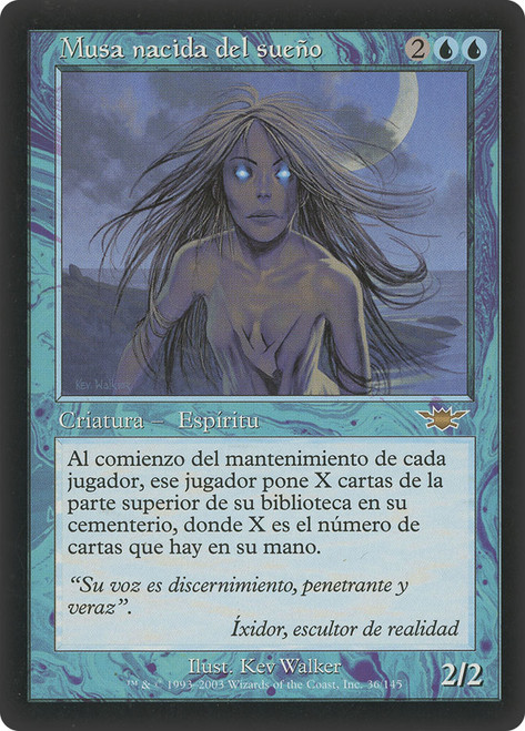 Dreamborn Muse\nLegions - Spanish\nSingle\nMagic The Gathering