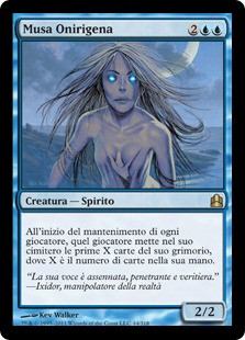 Dreamborn Muse\nCommander: 2011 Edition - Italian\nSingle\nMagic The Gathering