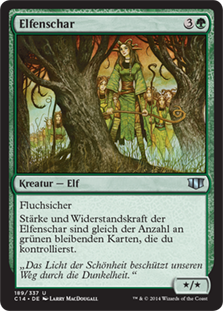Drove of Elves\nCommander: 2014 Edition - German\nSingle\nMagic The Gathering