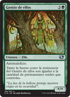 Drove of Elves\nCommander: 2014 Edition - Spanish\nSingle\nMagic The Gathering