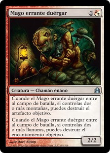 Duergar Hedge-Mage\nCommander: 2011 Edition - Spanish\nSingle\nMagic The Gathering