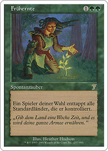 Early Harvest\n7th Edition - German\nSingle\nMagic The Gathering