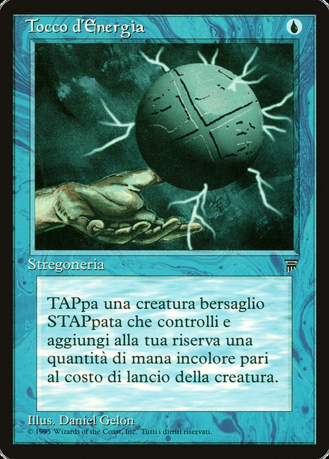 Energy Tap\nLegends - Italian\nSingle\nMagic The Gathering