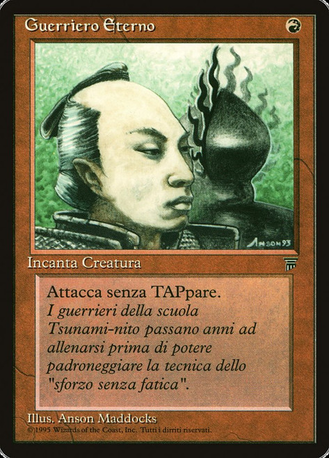 Eternal Warrior\nLegends - Italian\nSingle\nMagic The Gathering