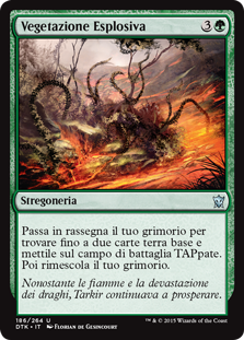 Explosive Vegetation\nDragons of Tarkir - Italian\nSingle\nMagic The Gathering