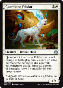Felidar Guardian\nAether Revolt - Italian\nSingle\nMagic The Gathering