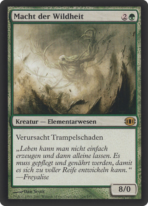 Force of Savagery\nFuture Sight - German\nSingle\nMagic The Gathering