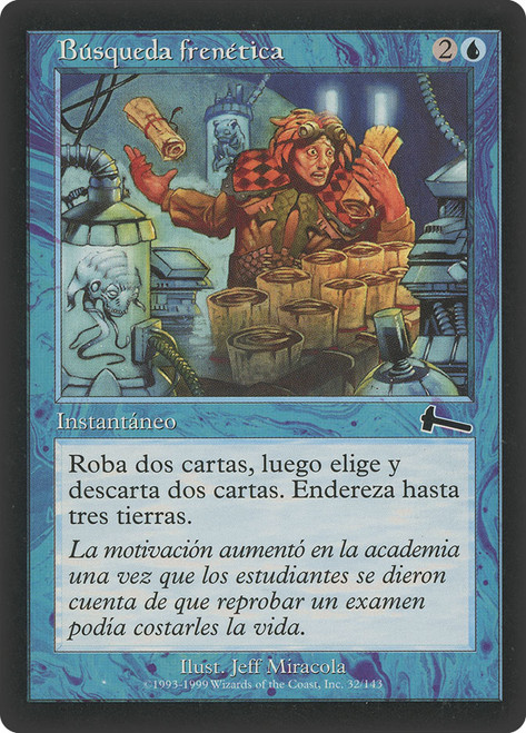 Frantic Search | Urza's Legacy - French | Star City Games