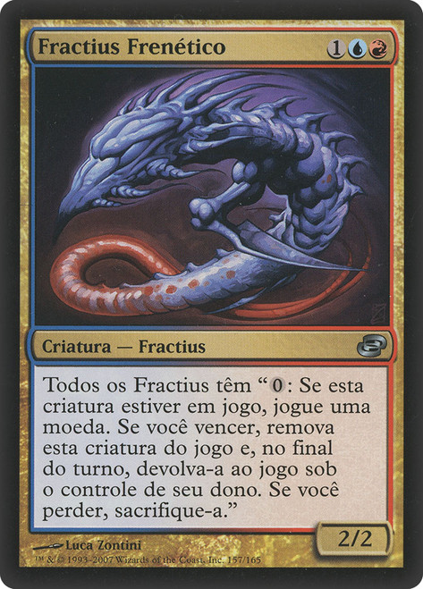 Frenetic Sliver\nPlanar Chaos - Portuguese\nSingle\nMagic The Gathering