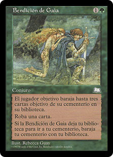 Gaea's Blessing\nWeatherlight - Spanish\nSingle\nMagic The Gathering
