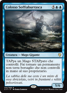 Galecaster Colossus\nCommander: 2017 Edition - Italian\nSingle\nMagic The Gathering