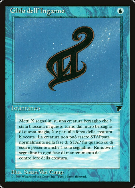 Glyph of Delusion\nLegends - Italian\nSingle\nMagic The Gathering