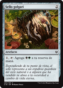 Golgari Signet\nCommander: 2016 Edition - Spanish\nSingle\nMagic The Gathering
