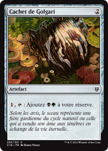 Golgari Signet\nCommander: 2016 Edition - French\nSingle\nMagic The Gathering