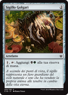 Golgari Signet\nCommander: 2016 Edition - Italian\nSingle\nMagic The Gathering