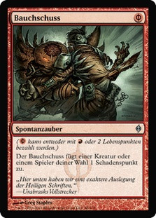 Gut Shot\nNew Phyrexia - German\nSingle\nMagic The Gathering