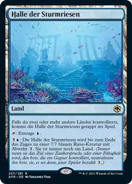Hall of Storm Giants\nAdventures in the Forgotten Realms - German\nSingle\nMagic The Gathering